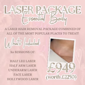 Laser Hair Removal Package - Essential Body